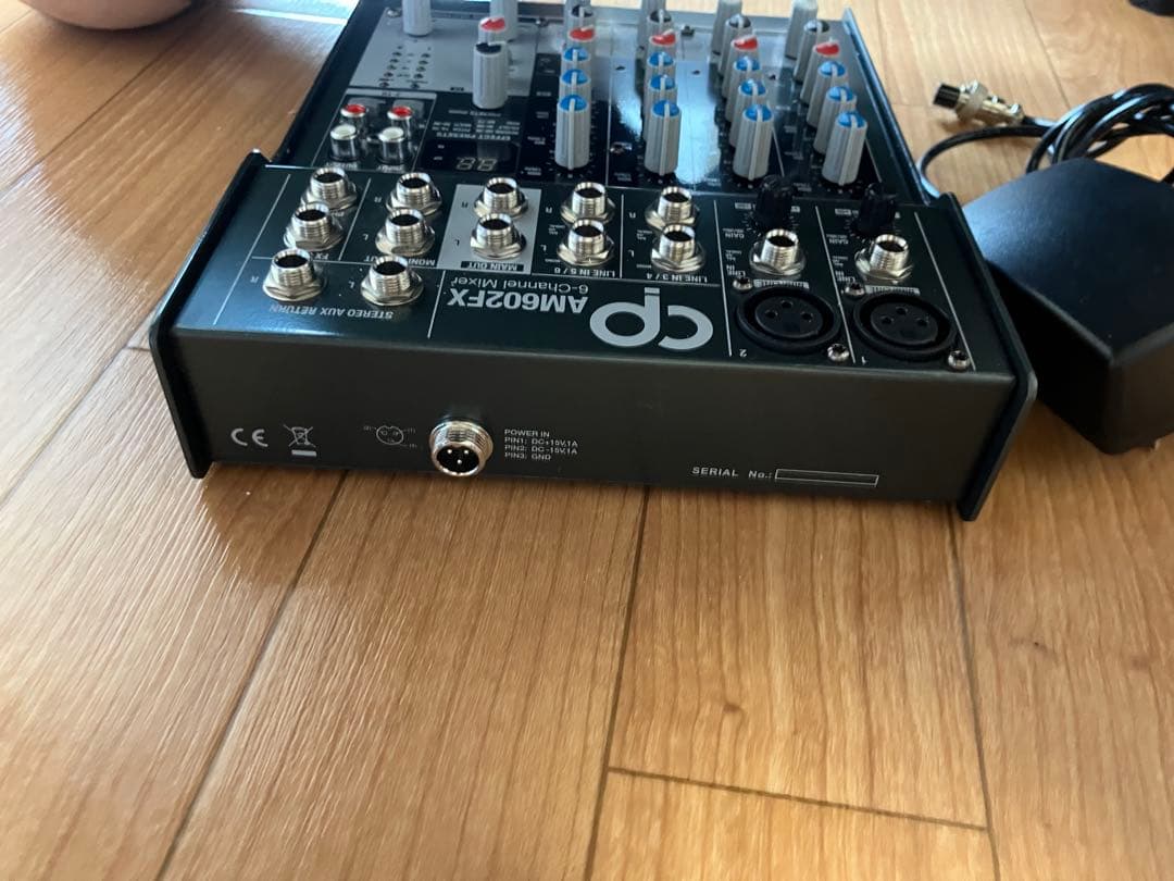 CP AM602FX アナログミキサー 6チャンネル
