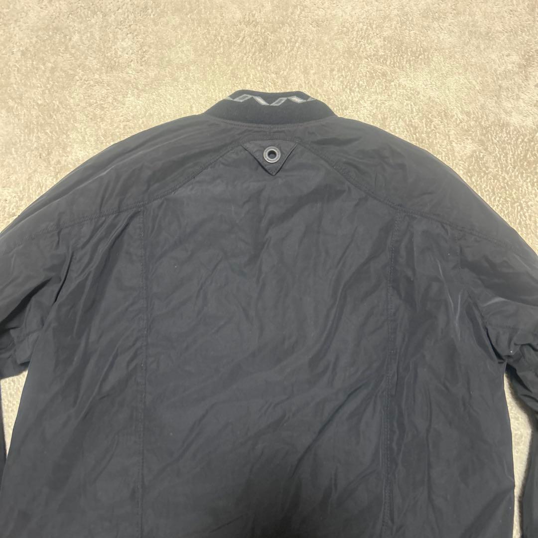 【美品】White Mountaineering ポリエステル　MA-1 BK