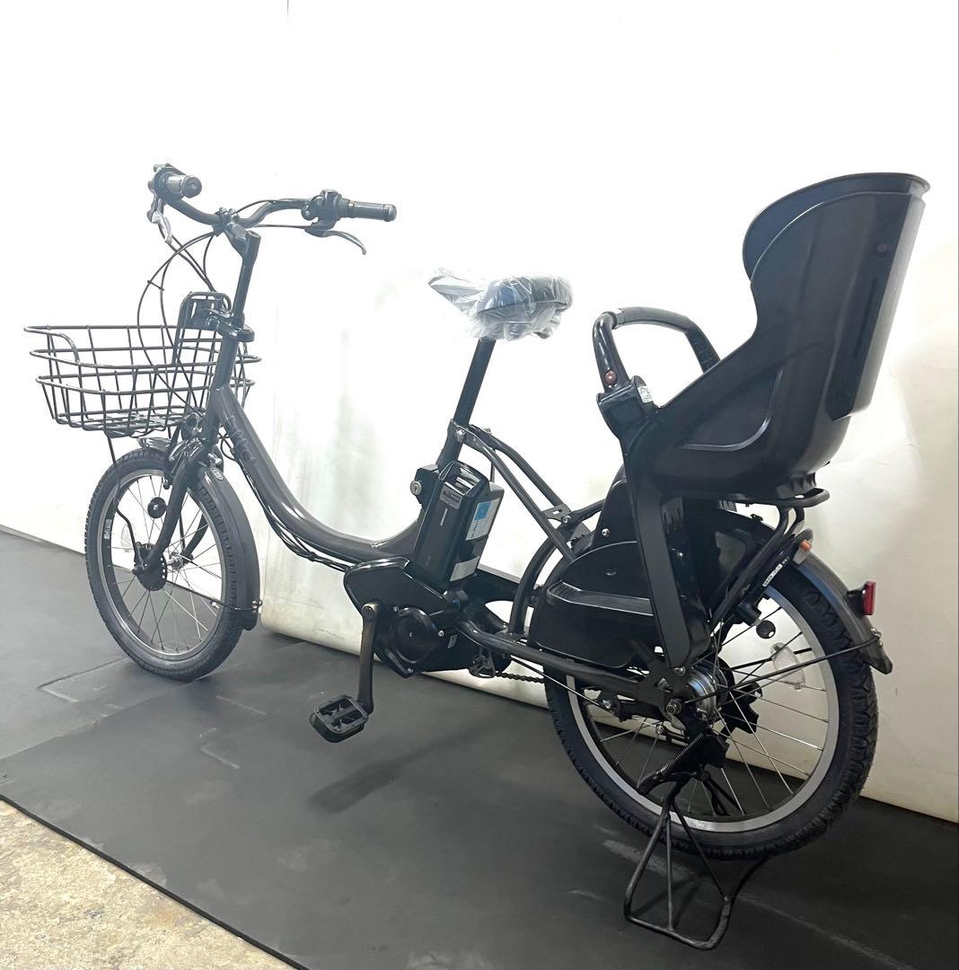 1年保証 ブリヂストン　ビッケ　20インチ　子供乗せ　グレー　電動アシスト自転車