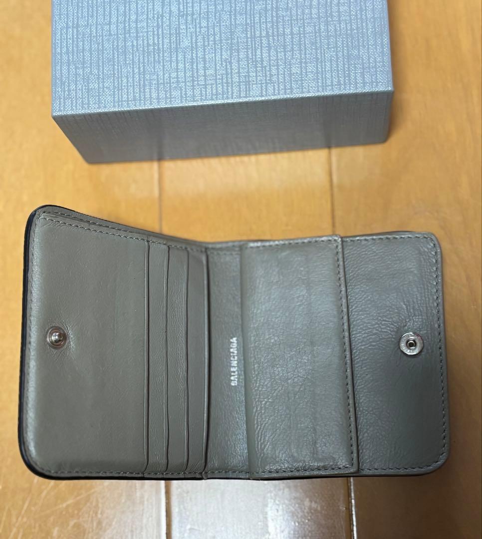 BALENCIAGA パイソン柄ミニ財布