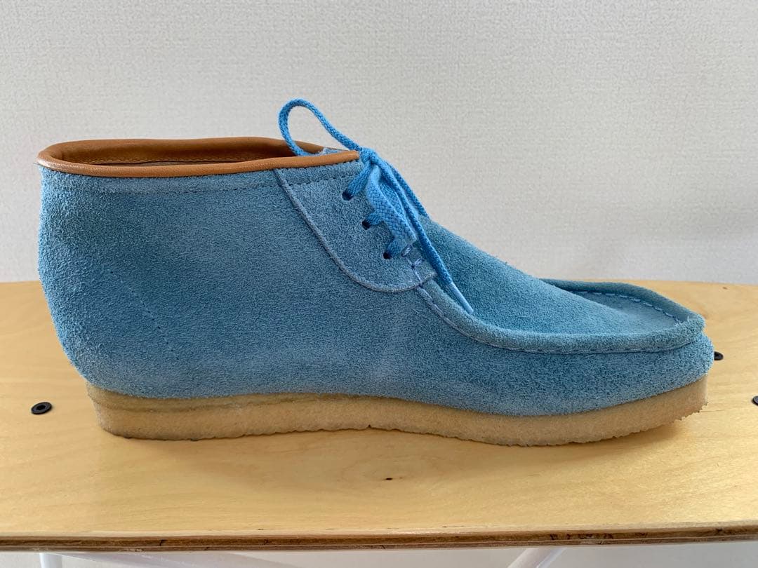 【新品未使用】STOCK NO:（ストックナンバー）モカシンブーツSAXBLUE