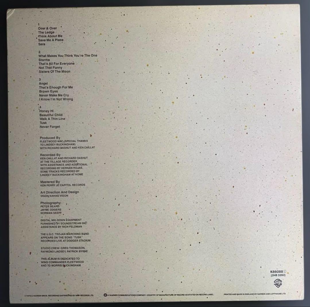 Fleetwood Mac / Tusk UK盤LP