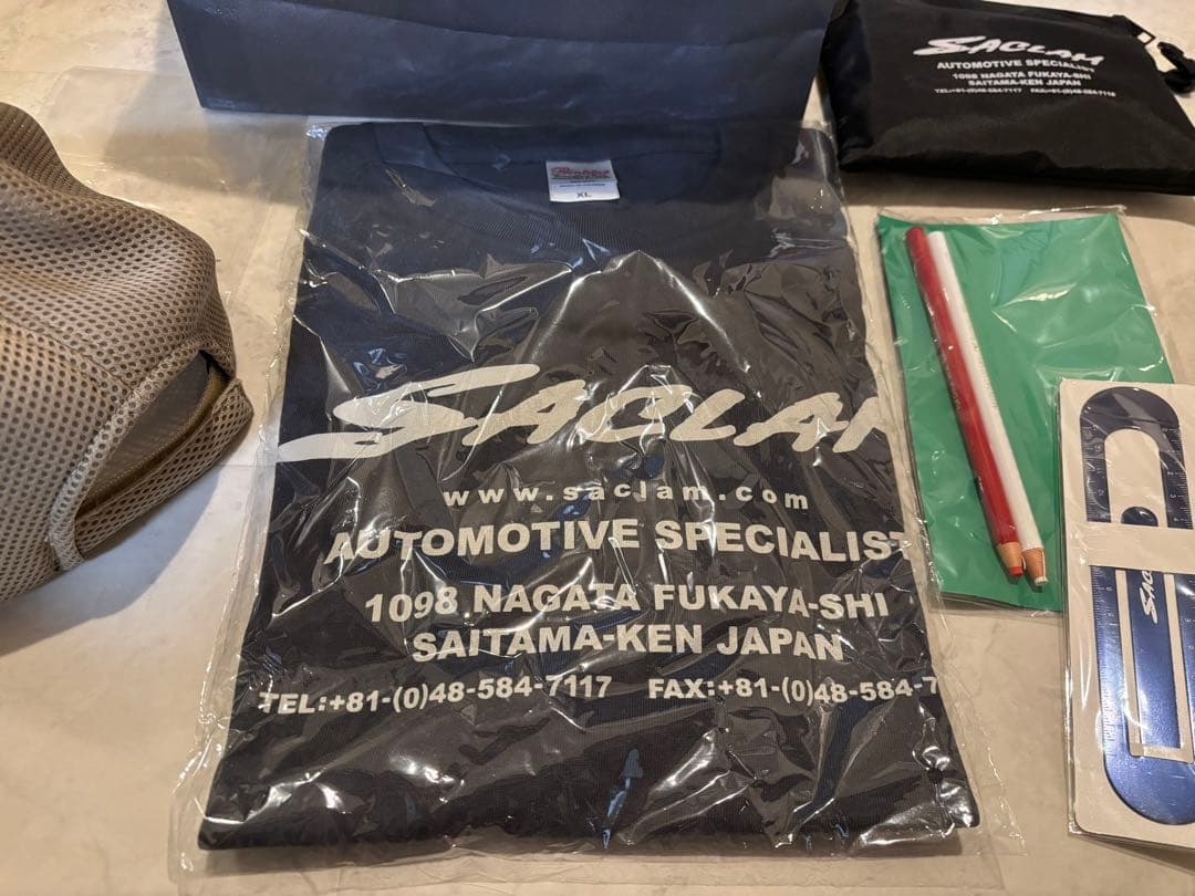 SACLAM サクラム 非売品 Tシャツ キャップ ステッカー ノベルティ