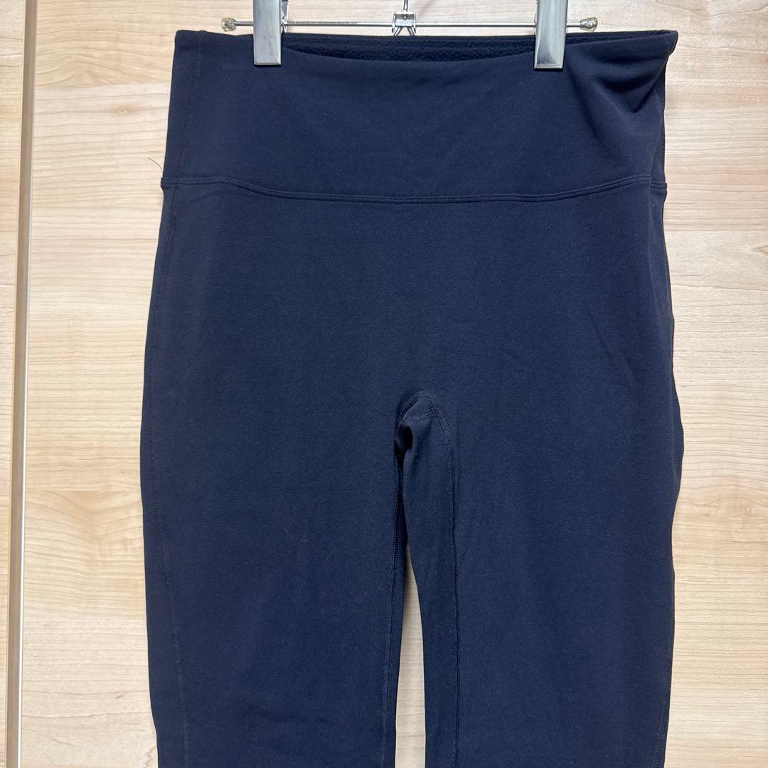 美品　アンダール裏起毛シャロンフレアレギンス ロング　XL