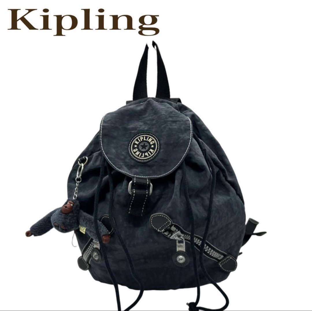 Momo LANCEL ロングブーツ × Kipling ミニリュック