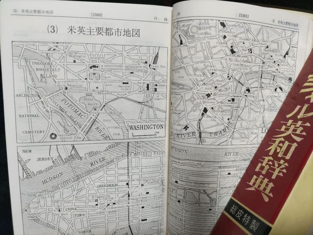 英和辞典　総革　1975 ヴィンテージ