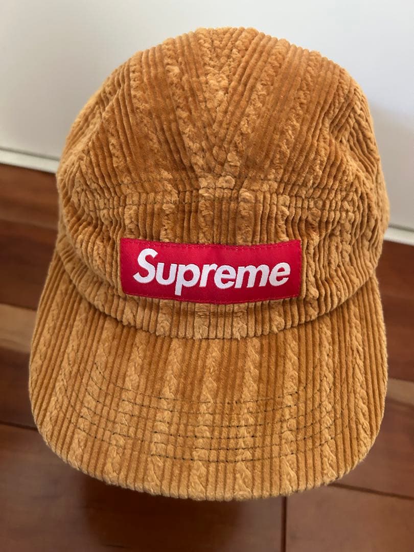 Supreme シュプリーム コーデュロイ キャップ ブラウン
