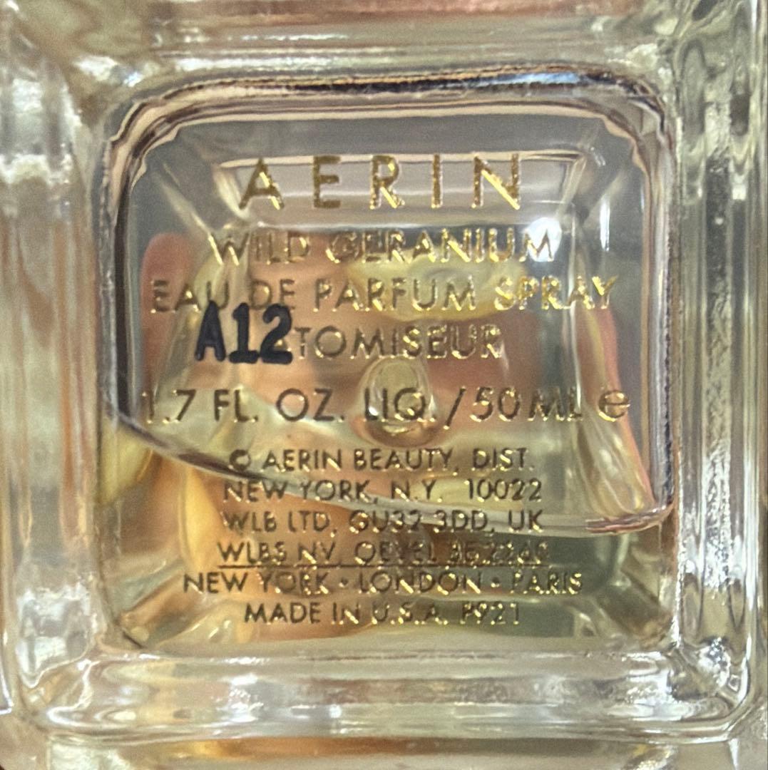 【廃盤】エアリン ワイルド ゼラニウム オーデ パフューム スプレー 50ml