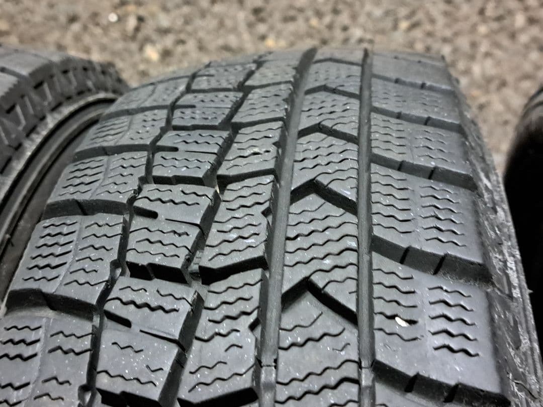 バリ山！155/65R14安心！信頼と剛性のダンロップ！ゴム質良好！送料￥300