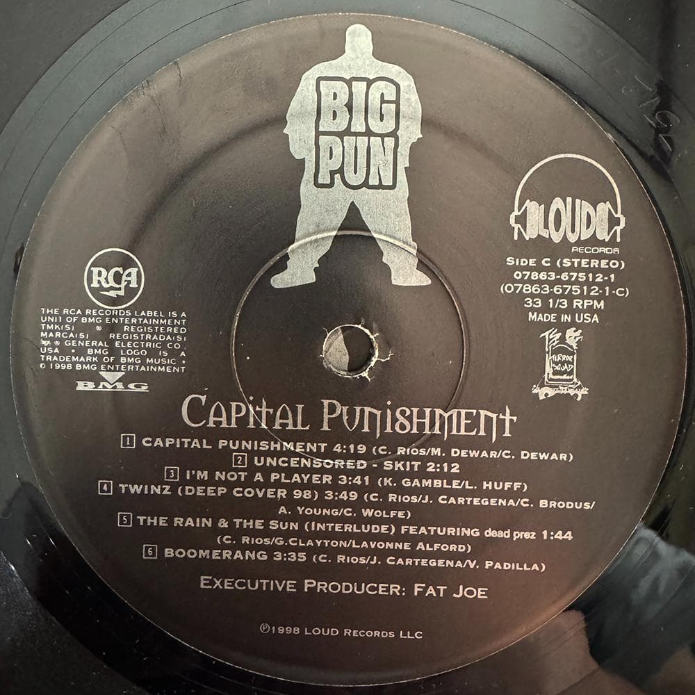 洋楽 Big Pun / Capital Punishment / Original