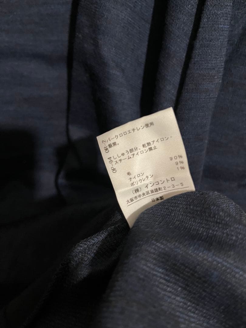 日*9様 美品☆vivienne westwood ネイビー 長袖 ウールワンピ