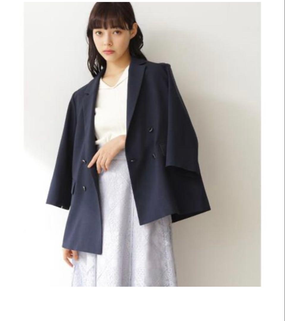 【極美品】JILL by JILL STUART ハイツイストジャケットネイビー