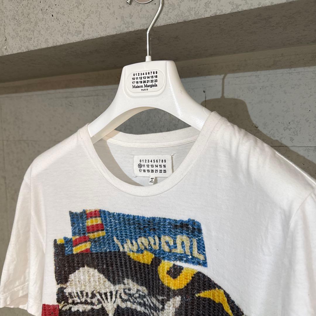 2015AWメゾンマルタンマルジェラ　パッチワークTシャツ　サイズ44