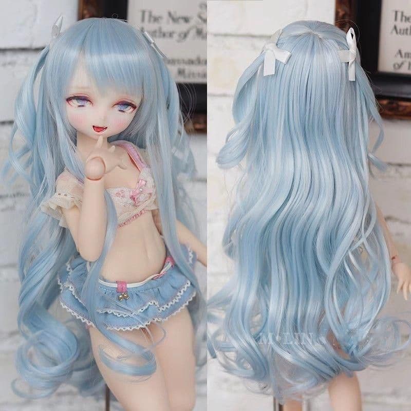 AX751 BJD 1/3 人形 ドール ウィッグ カツラ 耐熱 ハンドメイド