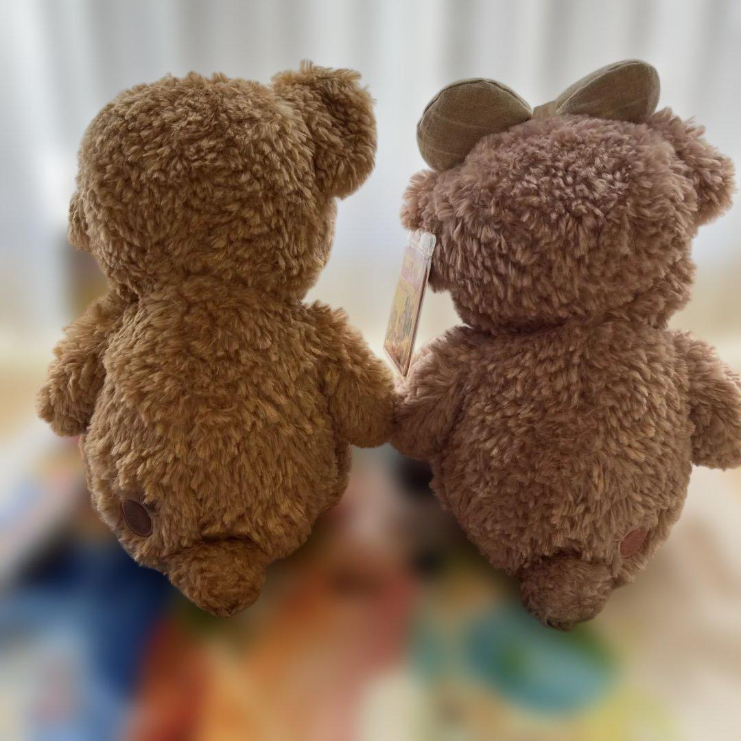 ダッフィー&シェリーメイぬいぐるみSサイズ