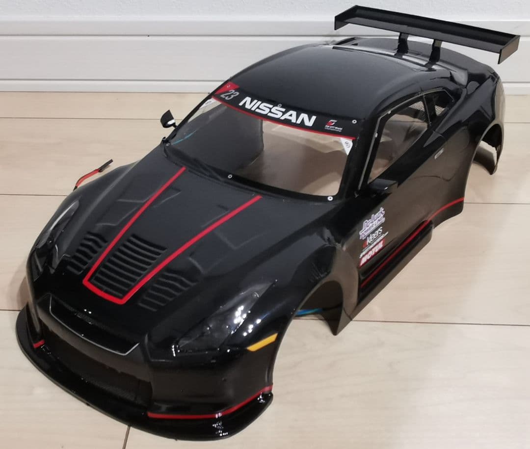 1/10 日産 R35 GT-R LED14灯 ボディ ラジコン RC