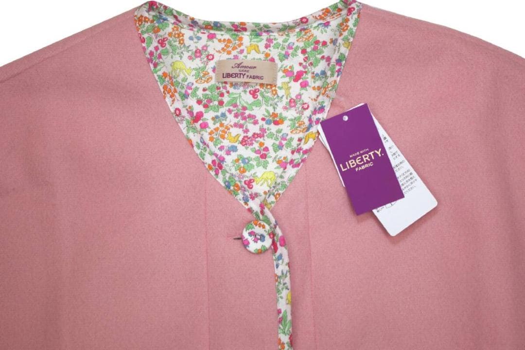 【処分価格】リバティ LIBERTY fabricボンディングフリースベストM