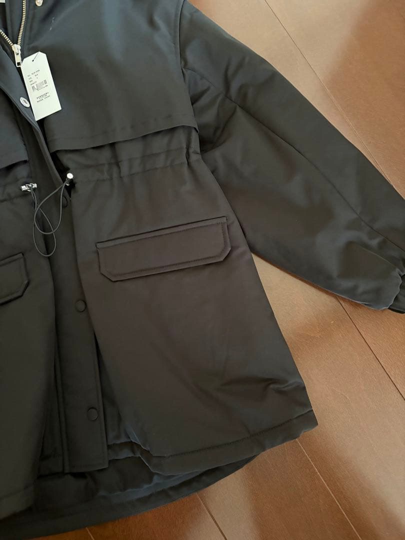 リグリーム regleam ファー付きミリタリーコート　黒　新品未使用