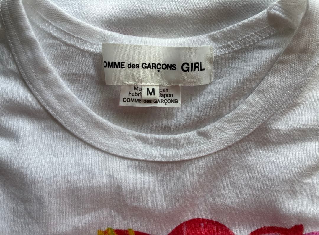 【美品】限定COMME DES GARCONS GirlフラワーTシャツ M