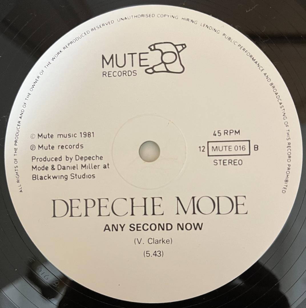 Depeche Mode Just Can't Get Enough 12インチ