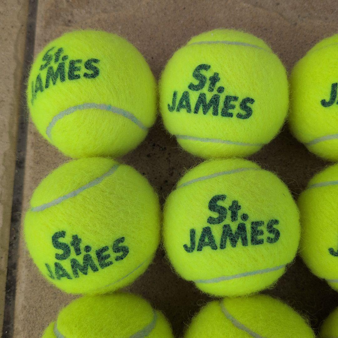 St. JAMES テニスボール 60個 蛍光イエロー