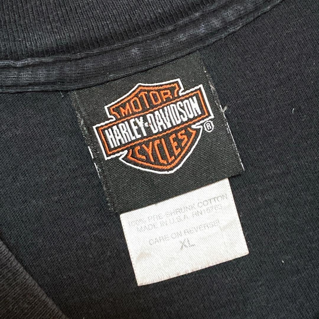 Harley-Davidson ノースリーブ デカロゴ ブラック XL 0857