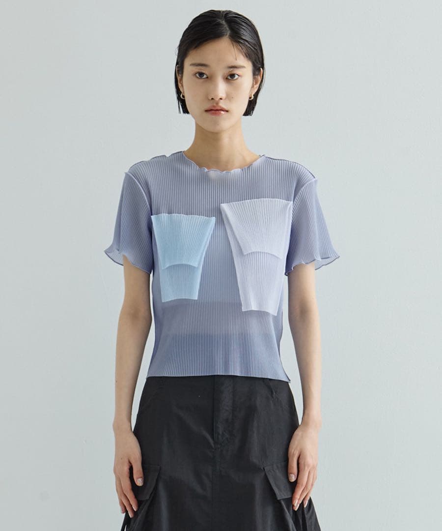 kotohayokozawa 別注SHEER SHORT SLEEVE TOP