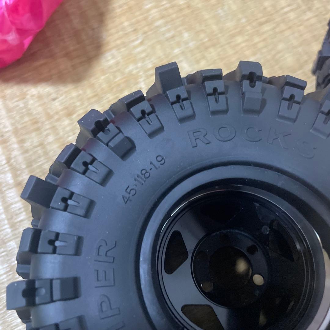 アキシャル等　scx10、トラクサス　1.9インチ　ラジコンタイヤ4個セット