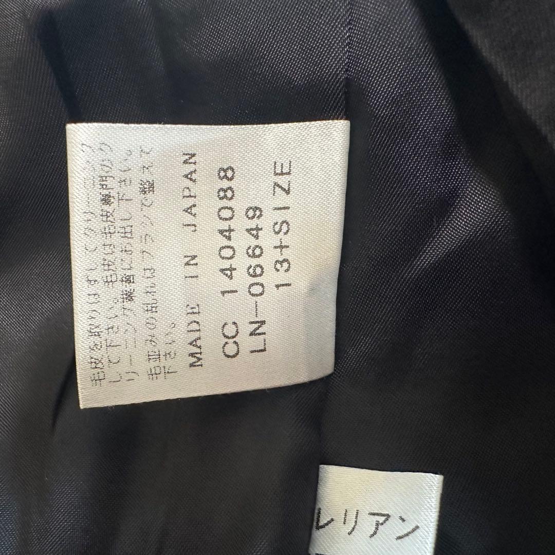 美品 レリアン ステンカラーコート カシミア100 2way ファー
