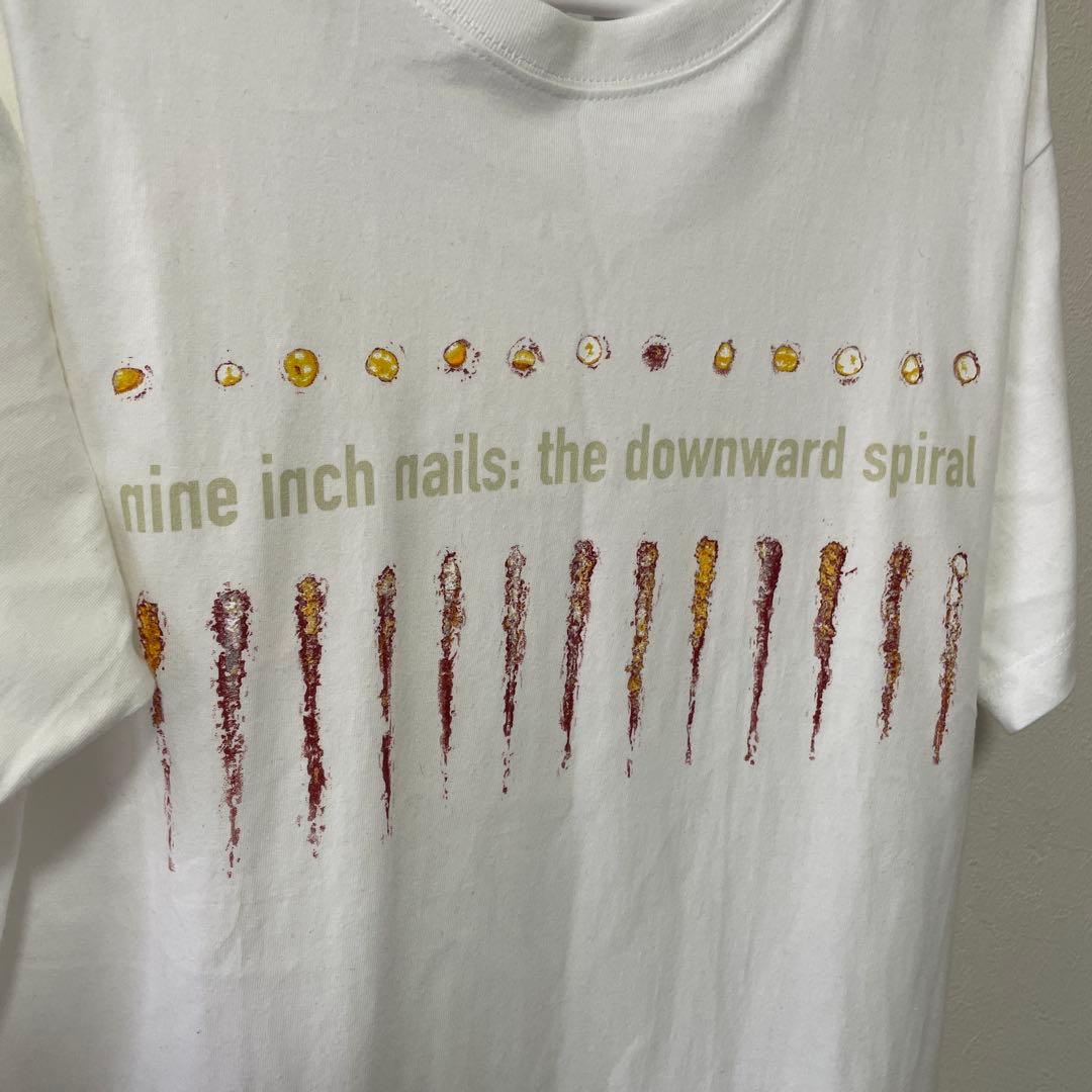 ス*ヨ様 ナインインチネイルズ NINE INCH NAILS Tシャツ ホワイ