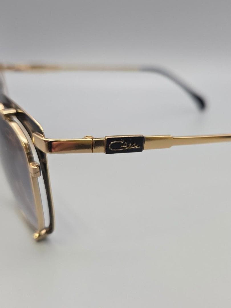 【超美品】カザール　サングラス　MOD.9077 CAZAL ゴールド