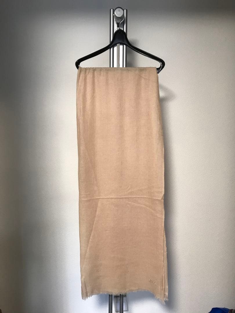 Chloé ベージュ カシミヤ大版ストール