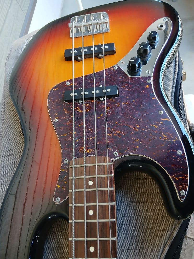 GrassRoots Jazz Bass LEFTY(サウスポー用)ケース付き