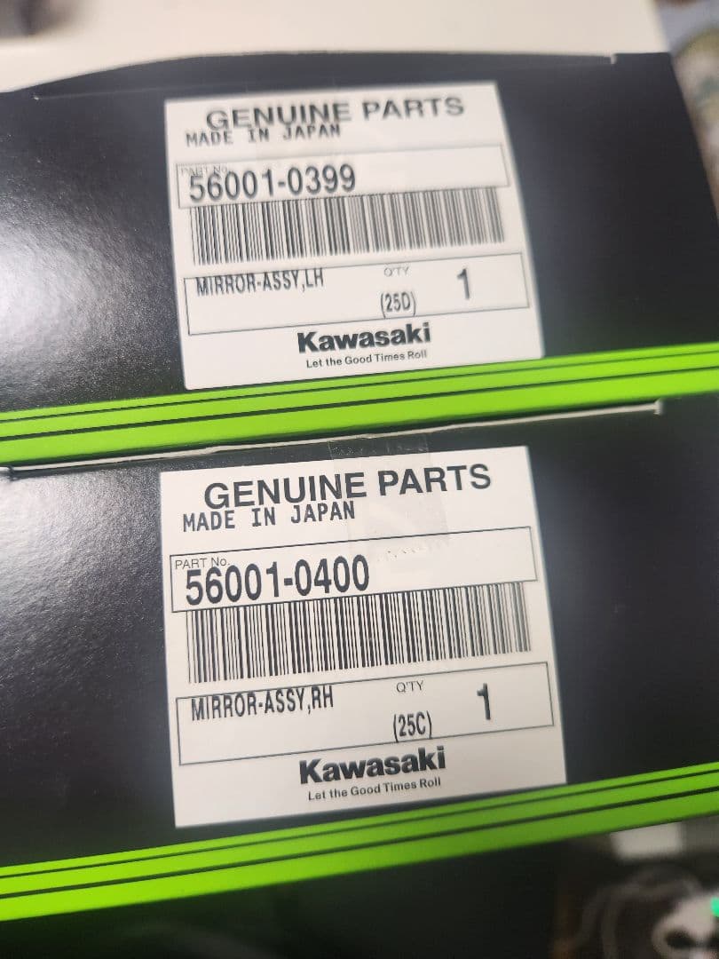 Z900RS W800純正ミラー