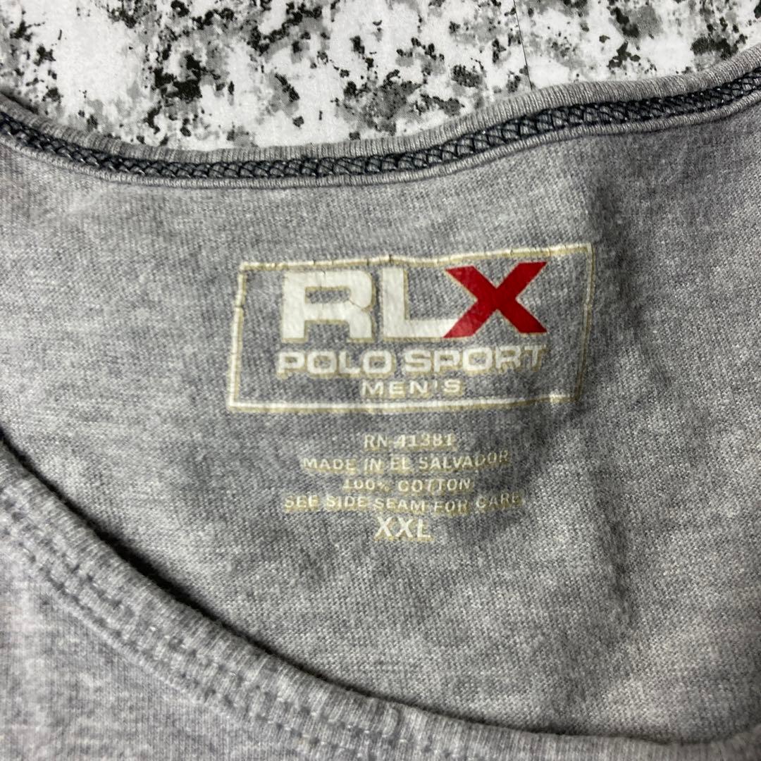 【00sオールド】RLXポロスポーツ オーバーサイズ　サイドライン タンクトップ