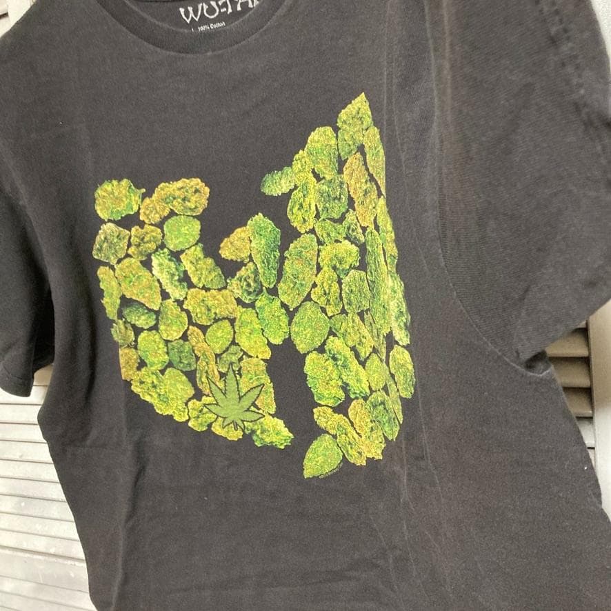 さ*助様 BQXT ウィード Tシャツ 古着 黒 ウータンクラン 大麻 マリファ