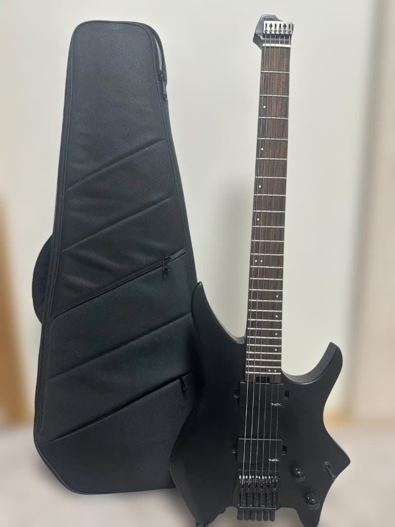 HEX Guitars N400 Black ヘッドレスギター 超軽量2kg