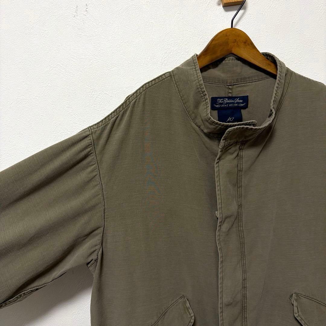REMI RELIFF NAVY LABEL バックサテンモッズコート L