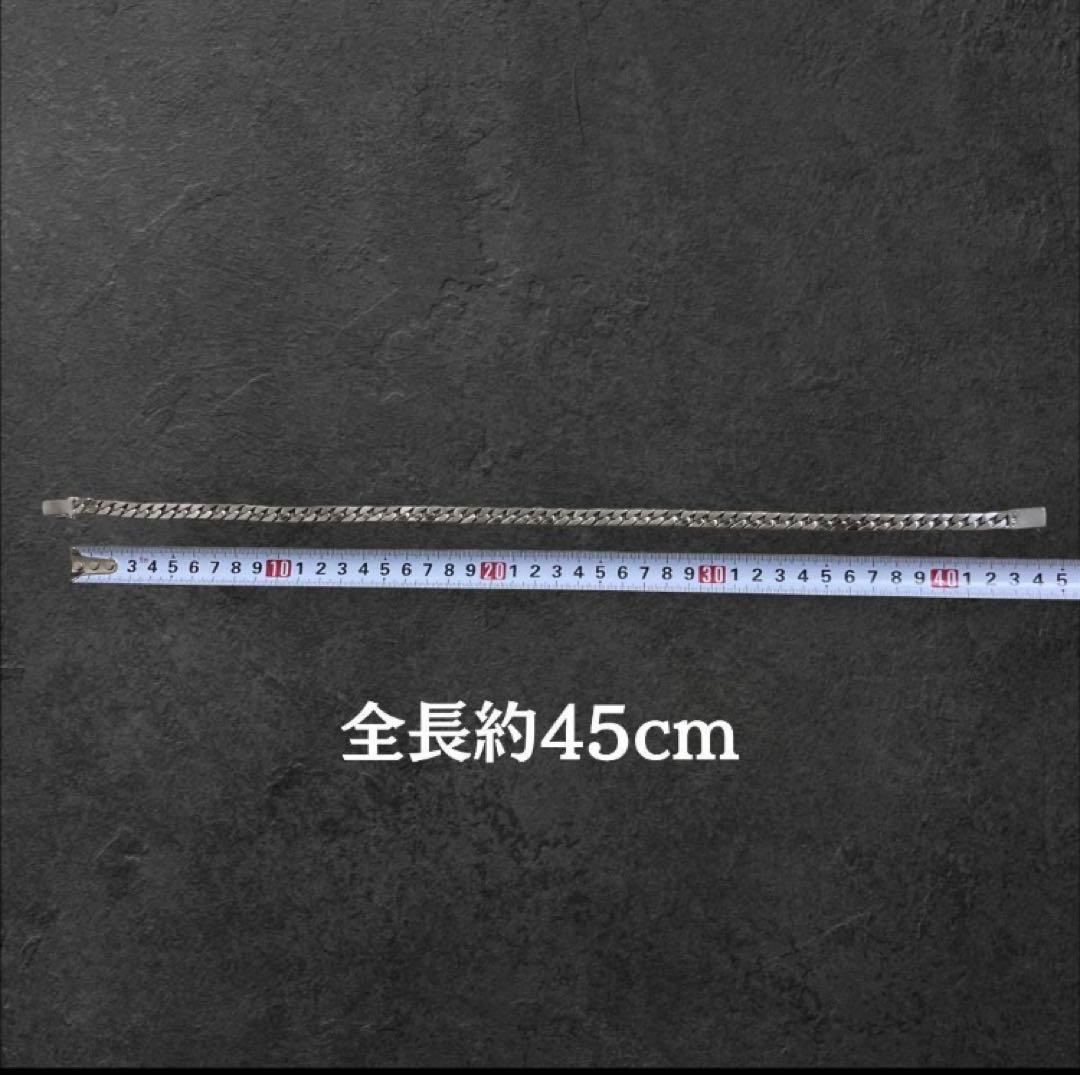 【最終値下】S925刻印 喜平チェーン ネックレス 45cm 7mm 付属カード