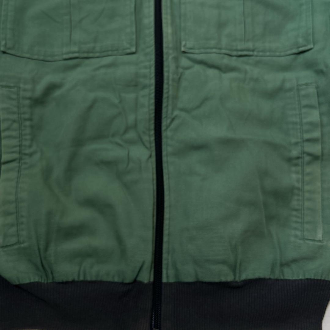 90s adidas デニムトラックジャケット トラックジャケット 緑 L