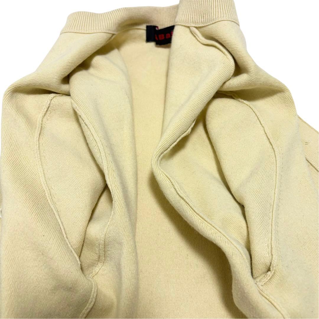 CABaN キャバン コットンカシミヤ クルーネックカーディガン イエロー