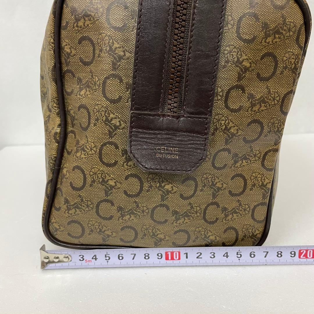 CELINE セリーヌ オールド ハンドバッグ ミニボストン マカダム 馬車