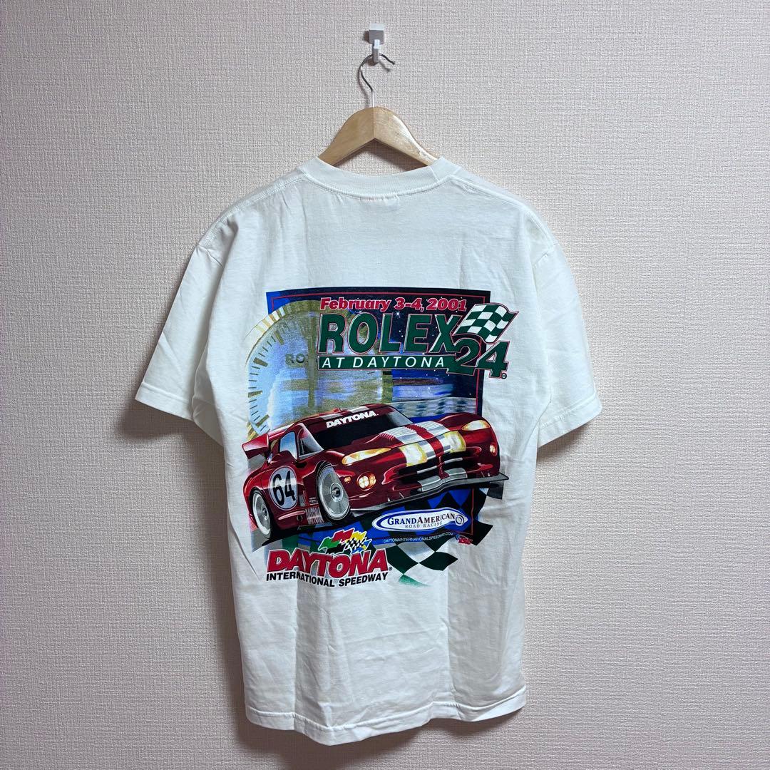 90s 00s USA製 ROLEX DAYTONA 24 Tシャツ L