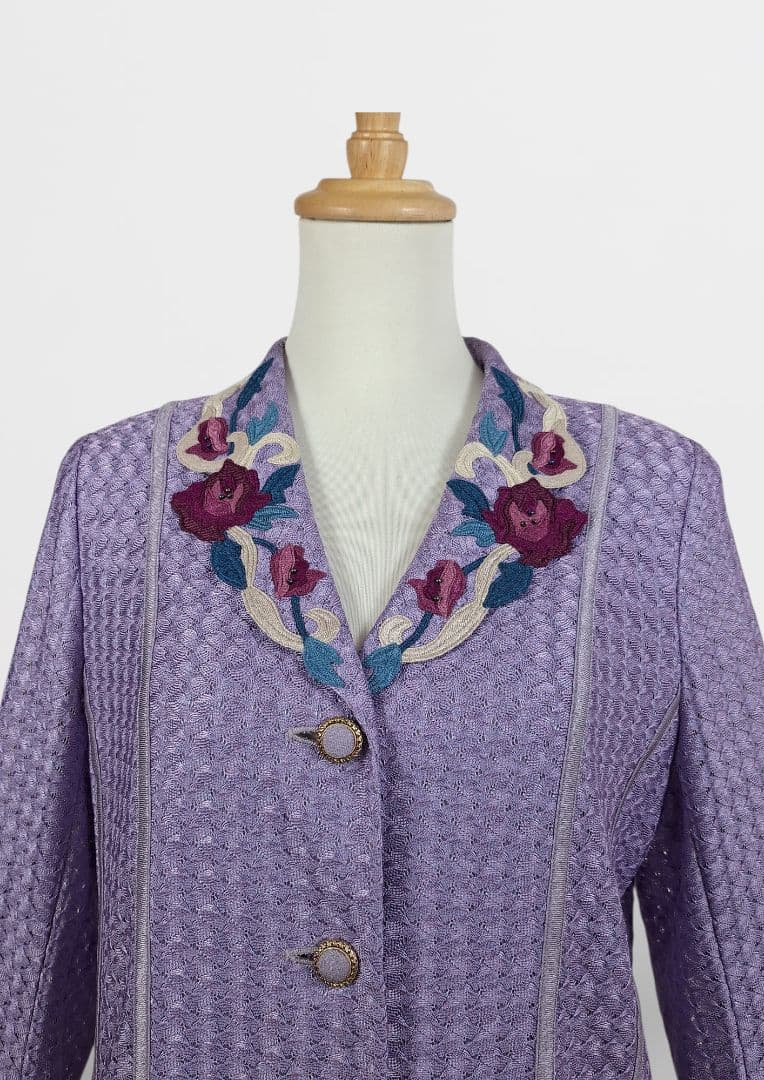 美品 seiji kitano 華やか刺繍レースジャケット