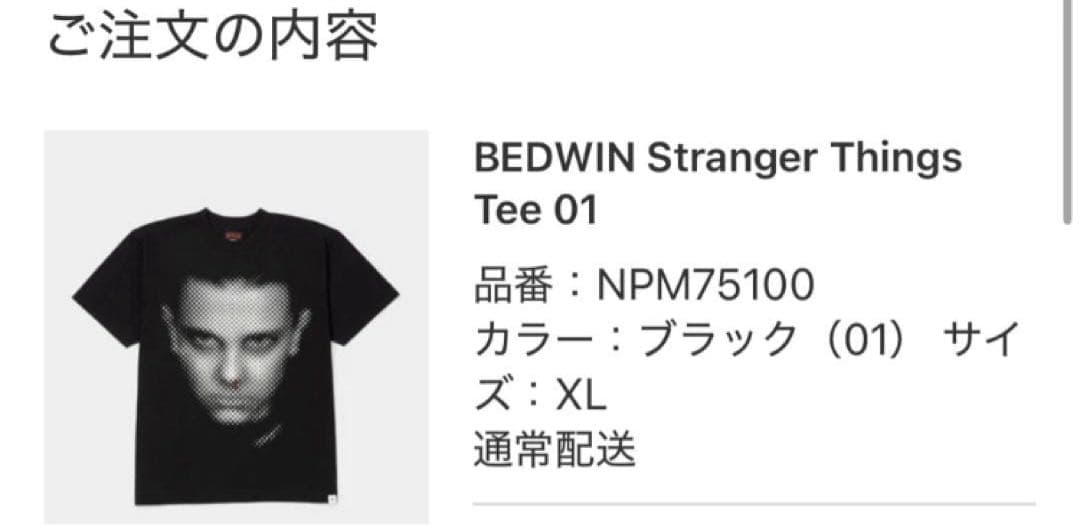 【希少】Stranger Things ×BEDWIN 限定コラボT XL