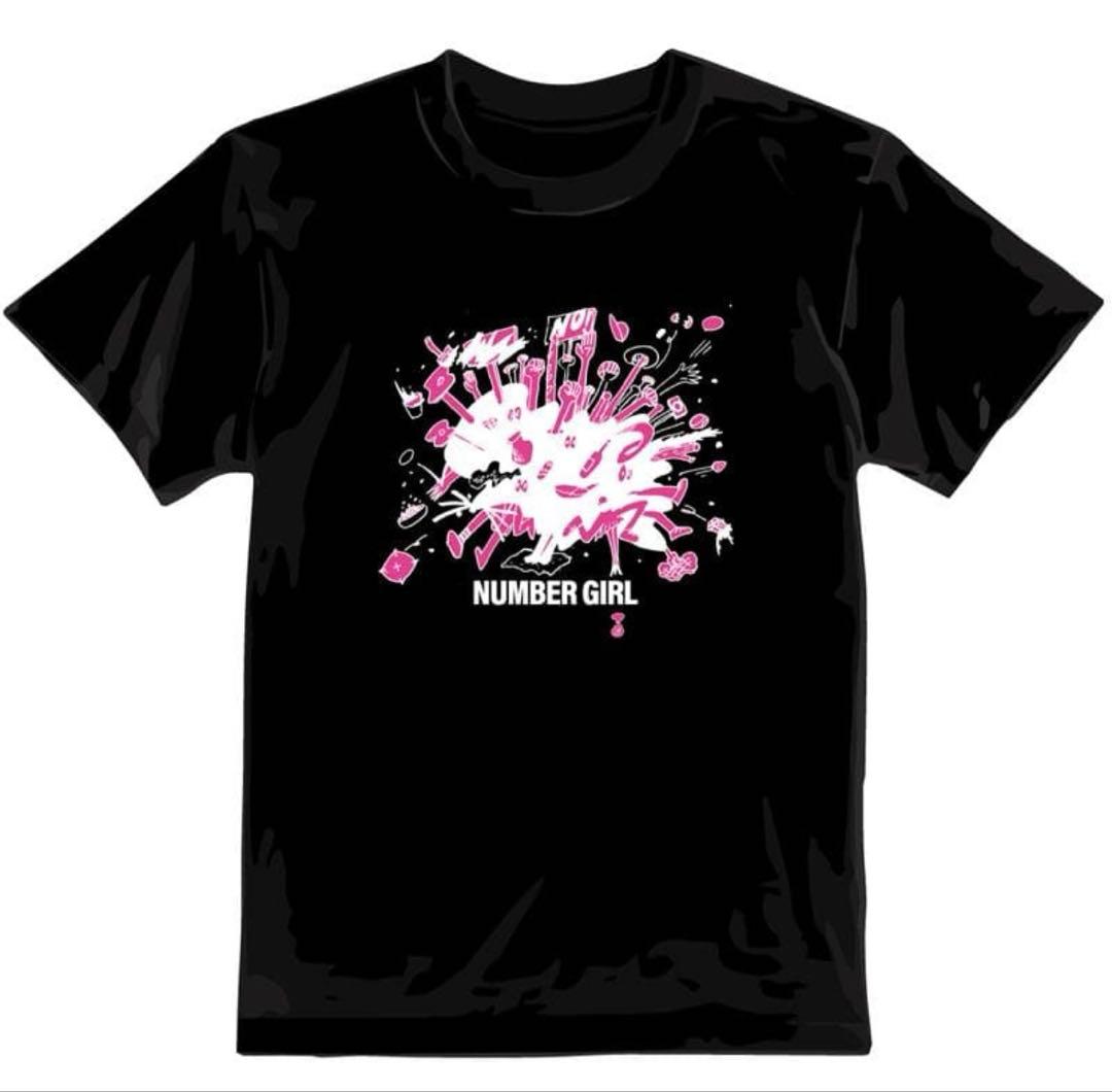 未開封　NUMBER GIRL 逆噴射Tシャツ　黒XL
