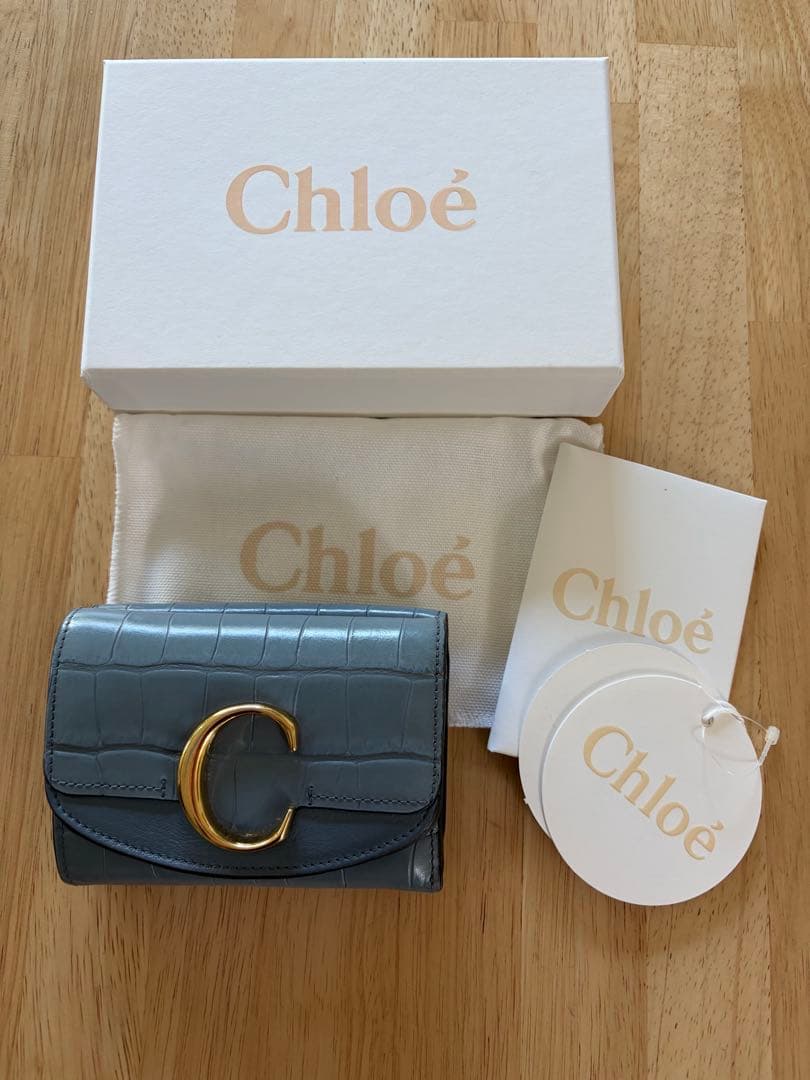 【Chloe】本日のみさらに値下げ！！クロエ　ミニ財布　クロコ　箱タグ袋付き！