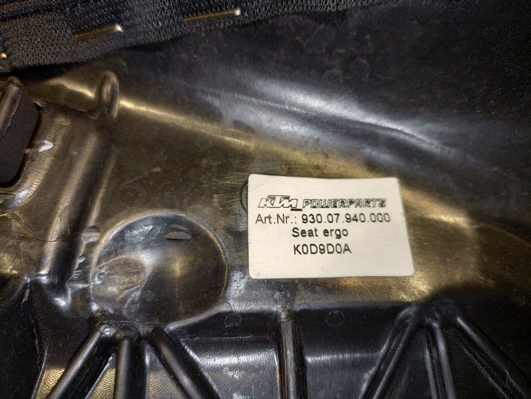 KTM Seat ergo390 DUKE POWER PARTS エルゴシート