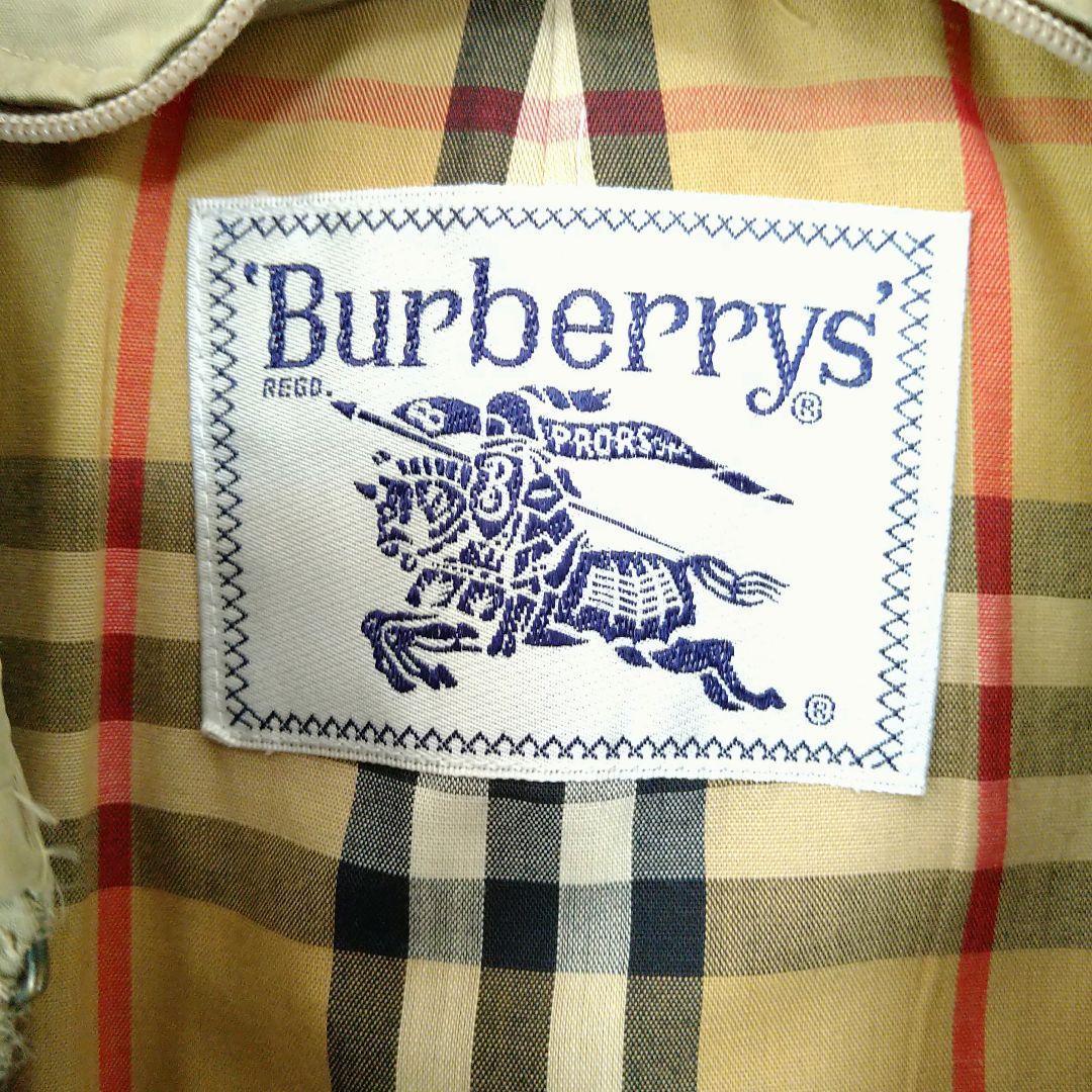 Burberrys 　ノバチェック ステンカラーロングトレンチコート ベージュL