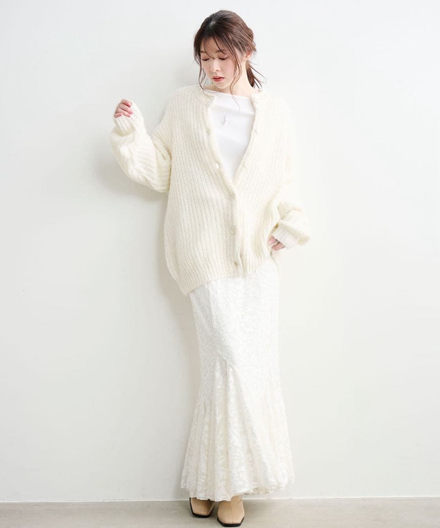 COCO DEAL オパールメッシュマーメイドスカート　新品